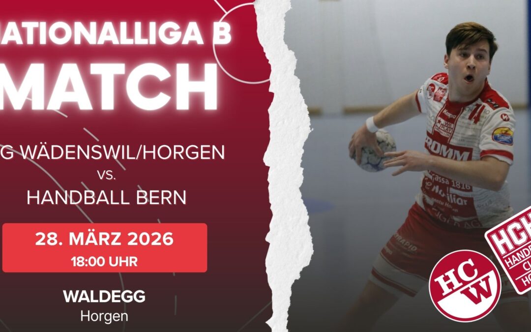 Vorschau NLB: SG Wädenswil/Horgen – Handball Bern