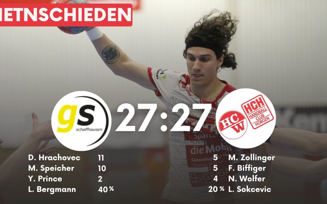 Spielbericht NLB: SG GS/Kadetten Espoirs SH – SG Wädenswil/Horgen