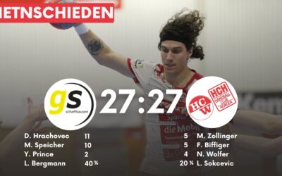 Spielbericht NLB: SG GS/Kadetten Espoirs SH – SG Wädenswil/Horgen