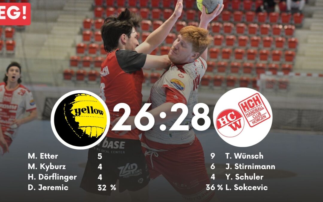 Spielbericht NLB: SG Yellow / Pfadi Winterthur – SG Wädenswil/Horgen