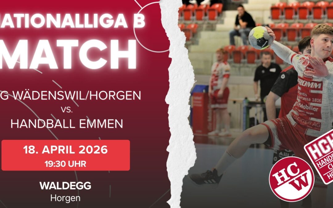 Vorschau NLB: SG Wädenswil/Horgen – Handball Emmen