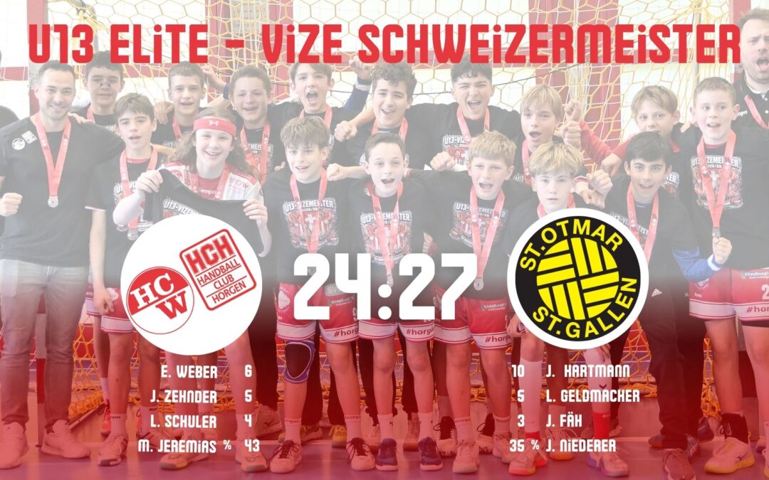 MU 13 Elite wird Vize – Schweizermeister
