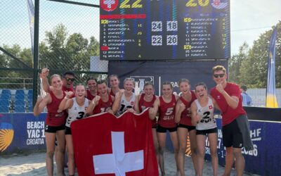Aus der Halle in den Sand