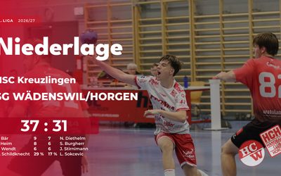 Spielbericht 1. Liga: HSC Kreuzlingen – SG Wädenswil/Horgen